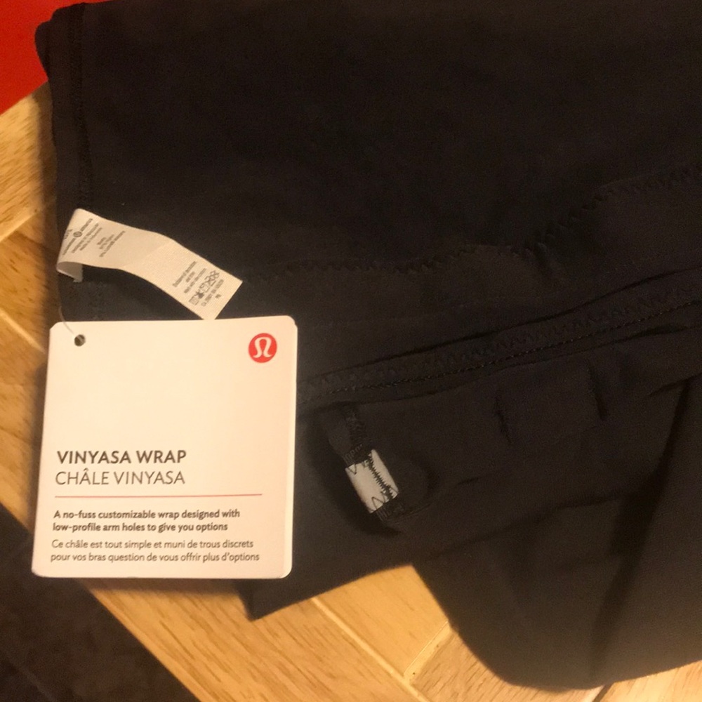 Lululemon Vinyasa Wrap Black NWT
